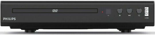 Philips DVD Player TAEP200 TAEP200/12 με USB Media Player Μαύρο