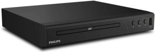 Philips DVD Player TAEP200 TAEP200/12 με USB Media Player Μαύρο