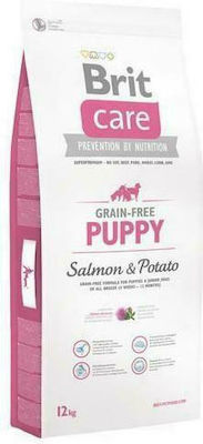 Brit Care Puppy Grain Free 12kg Ξηρά Τροφή χωρίς Σιτηρά για Κουτάβια με Σολομό και Πατάτες