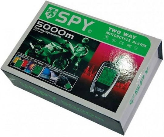 Spy Alarm Machine Made 5000M 2-Way Motorcycle Alarm with Telenotification