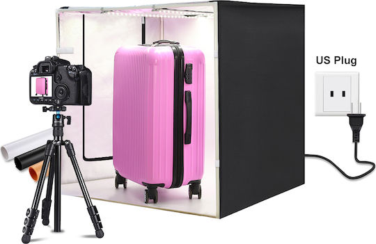 Puluz Photo Box with LED Light Photo Box Lighted with Multiple Backrounds 80x80x80cm