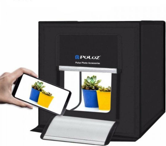Puluz Photo Box with LED Light Photo Box Lighted with Multiple Backrounds 40x40x40cm