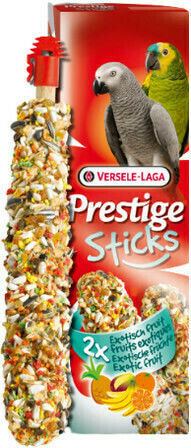 Versele Laga Sticks Prestige Parrot Honey Food Sticks for Big Parrots 2x70gr