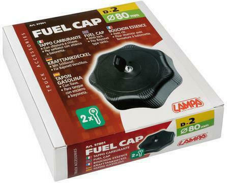 Lampa Car Fuel Cap Reservoir Cap D-2 80mm Bayonet with Key