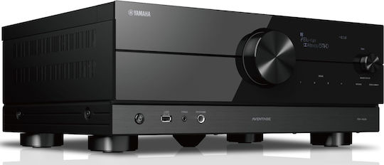 Yamaha RX-A2A Home Cinema Receiver 4K/8K 7.2 Channels 125W/8Ω 160W/6Ω with HDR and Dolby Atmos Black