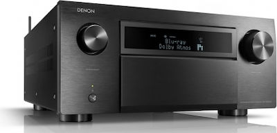 Denon AVC-X8500HA Amplificator Home Cinema cu Radio 4K/8K 13.2 Canale 150W/8Ω cu HDR și Dolby Atmos Negru