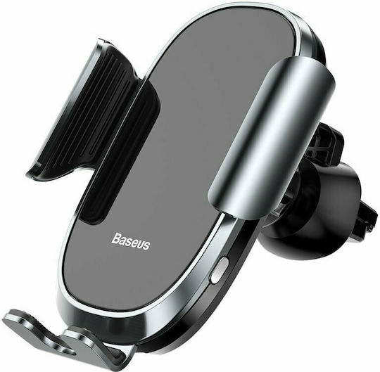 Baseus Glass Surface Gravity Car Mobile Mount with Adjustable Hooks Silver