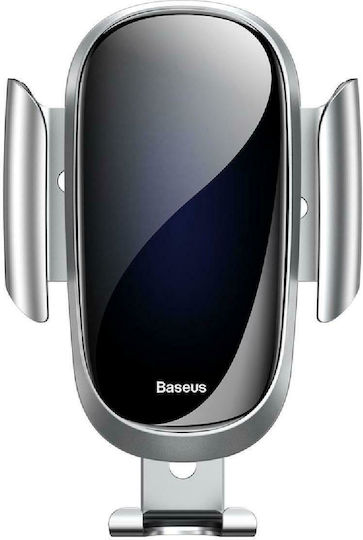 Baseus Glass Surface Gravity Car Mobile Mount with Adjustable Hooks Silver