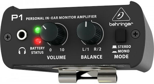 Behringer P1 Tragbar Analog Kopfhörerverstärker Einkanalig mit Jack 3.5mm