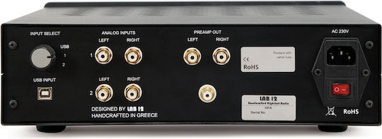 Lab12 HPA Schreibtisch Digital Kopfhörerverstärker 2 Kanäle mit DAC, USB und Jack 6.3mm