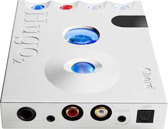 Chord Electronics Hugo 2 Schreibtisch Digital Bluetooth Kopfhörerverstärker 2 Kanäle mit DAC, USB und Jack 3.5mm/6.3mm