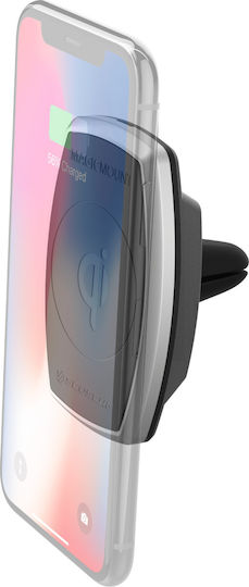 Scosche MagicMount Charge Auto Handyhalterung mit Magnet und Kabelloses Laden Schwarz