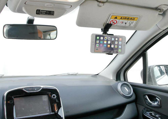 Lampa Visor Snap Auto Handyhalterung mit Clip-Peg Silber