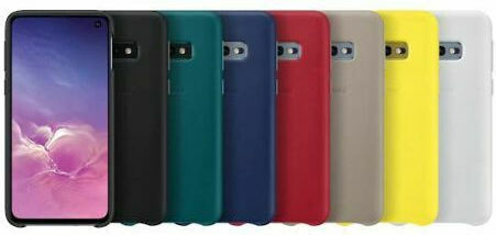 Samsung Leather Cover Back Cover Leather Green (Galaxy S10e)