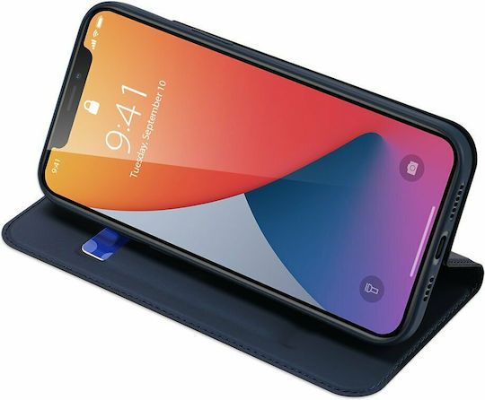 Dux Ducis Skin Pro Book Δερματίνης Μαγνητικό Navy Μπλε (iPhone 12 Pro Max)
