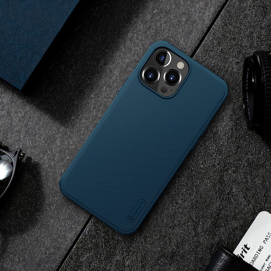 Nillkin Super Frosted Shield Back Cover Plastic Blue (iPhone 13 Pro)