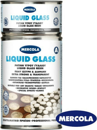 Mercola Liquid Glass Ρητίνη Δύο Συστατικών 3kg