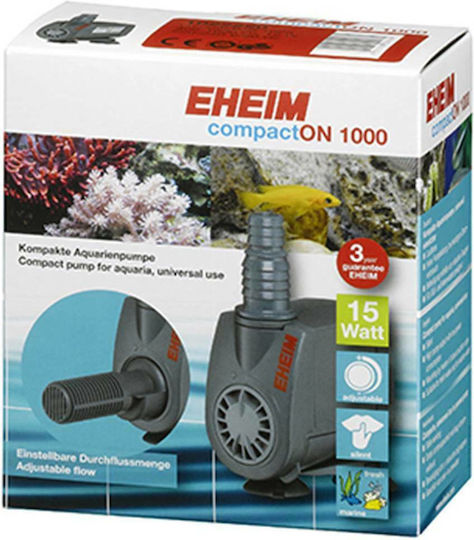 Eheim Compact On 1000 Aquarium Circulation Pump 15W With 1.40m Cable 1000 L/H