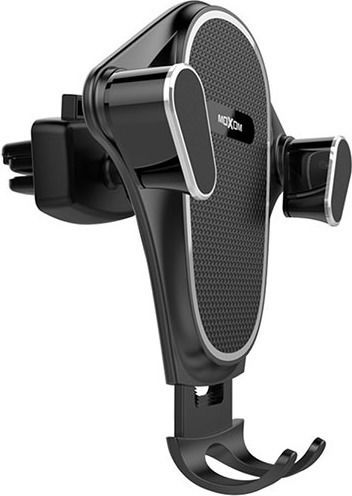 Moxom Car Mobile Mount 3.5" - 5.5" with Adjustable Hooks Black