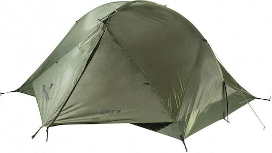 Ferrino Lightent Pro 1 Camping Tent Tunnel Green with Double Cloth 4 Seasons for 1 Person Waterproof 3000mm 215x125x80cm