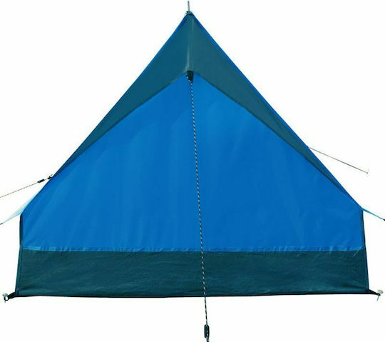 High Peak Minipack 2 Summer Camping Tent Blue with Double Cloth for 2 People 190x120x95cm
