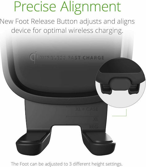 iOttie Car Mobile Mount with Magnet and Wireless Charging Black