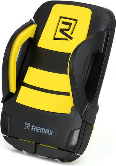 Remax RM-C13 Suport Auto pentru Telefon cu cârlige reglabile Galbenă