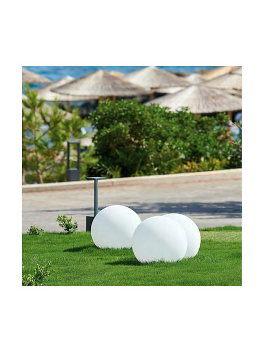 Viokef Vegas Φωτιστικό Γλόμπος Εξωτερικού Χώρου 25W IP65 για Ντουί E27 Λευκό