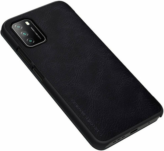 Nillkin Qin Book Piele artificială Negru (Poco M3 / Redmi 9T)