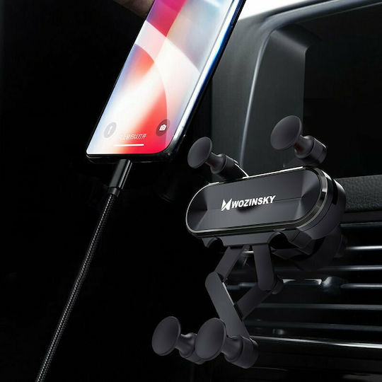 Wozinsky Wozinsky Car Mobile Mount with Adjustable Hooks Black
