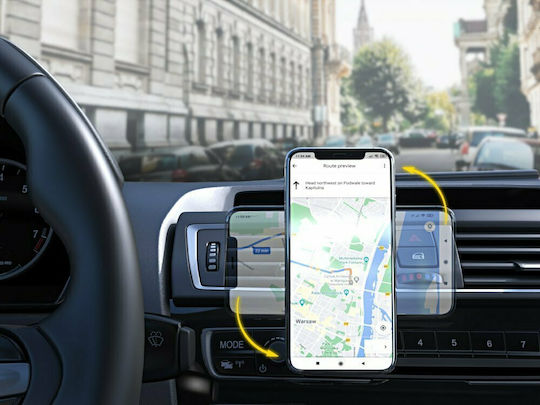 Wozinsky WMH-03 Suport Auto pentru Telefon cu magnet Neagră