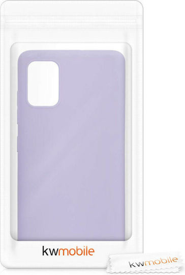 KWmobile Soft Flexible Back Cover Silicone Purple (Galaxy A51)