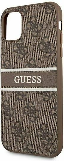 Guess Umschlag Rückseite Kunststoff Braun (iPhone 11)