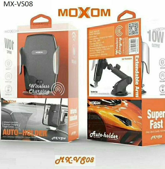 Moxom VS08 Car Mobile Mount with Adjustable Hooks Black