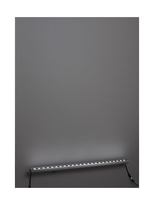Viokef Trik Εξωτερικό Φωτιστικό LED Wall Washer 12W με Θερμό Λευκό Φως IP66 Γκρι