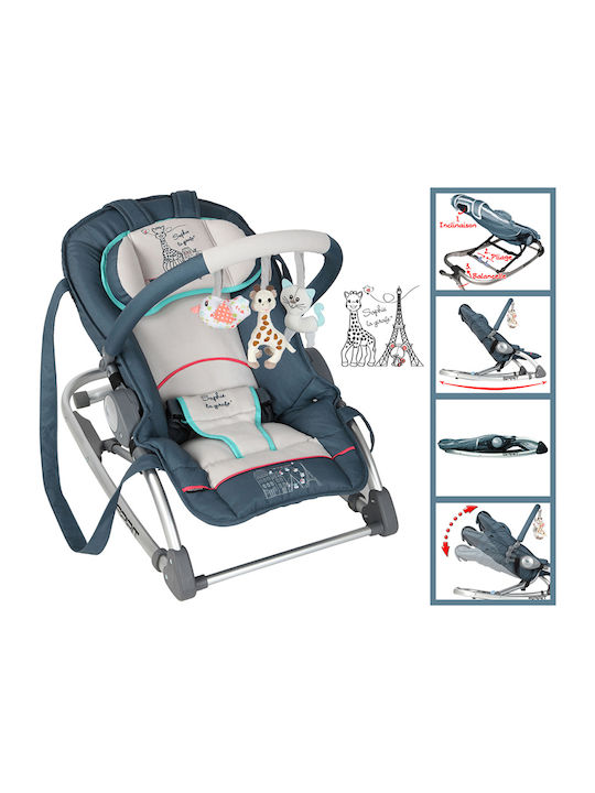 Renolux Ηλεκτρικό Relax Μωρού Sophie The Giraffe Paris Blue για Παιδί έως 9kg
