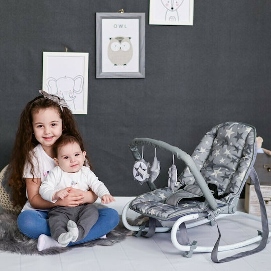 Lorelli Manual Relax pentru Bebeluși Eliza Tender Blue Fun pentru Copil până la 9kg