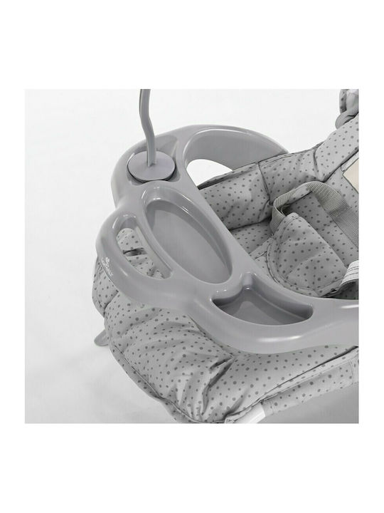Lorelli Manual Baby Relax Dream Time Silver Blue Rabbits for Child up to 9kg