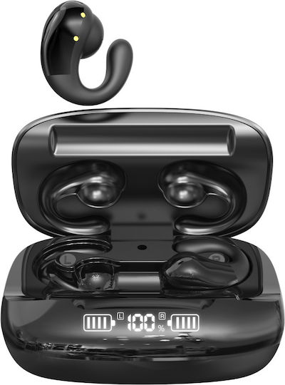 XO X9 In-ear Bluetooth Handsfree Ακουστικά με Θήκη Φόρτισης Μαύρα