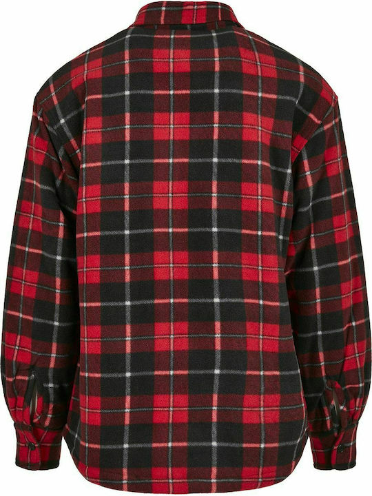 Μακρυμάνικo Overshirt Καρό Red/Black