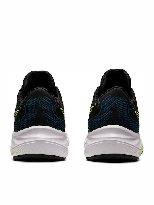 Kids Sports Shoes Running with Laces Black Velvet-Black Metal