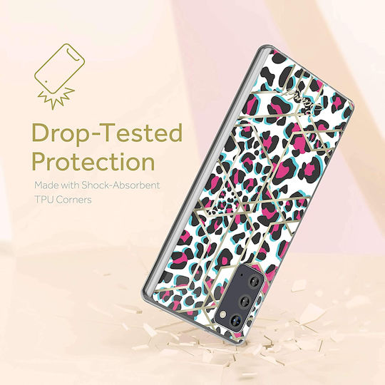 Ghostek Stylish Scarlet Back Cover Σιλικόνης Pink Leopard (Galaxy Note 20)