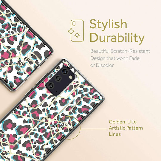 Ghostek Stylish Scarlet Back Cover Σιλικόνης Pink Leopard (Galaxy Note 20)