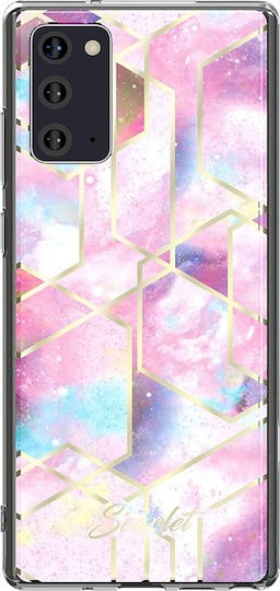Ghostek Stylish Scarlet Back Cover Silicon Pink Stardust (Galaxy Note 20)