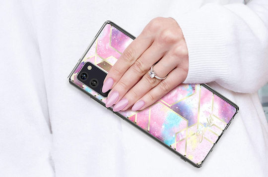 Ghostek Stylish Scarlet Back Cover Silicon Pink Stardust (Galaxy Note 20)