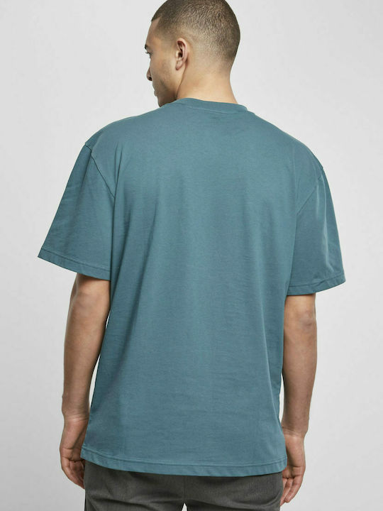 Urban Classics Ανδρικό T-shirt Teal Μονόχρωμο