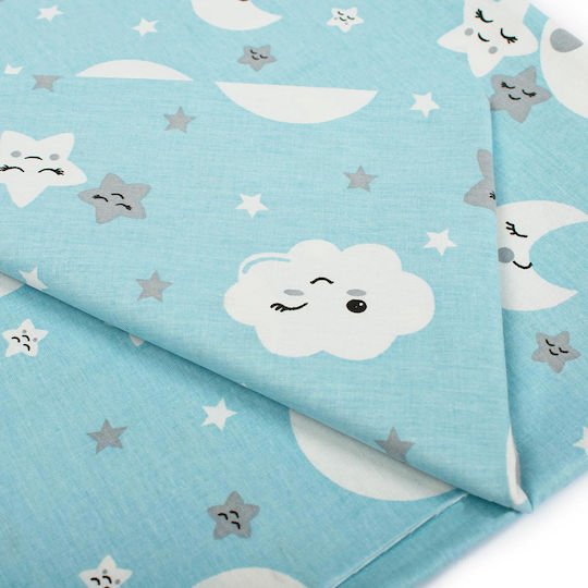 Dimcol Smile Hässe-Kuscheldecke Hellblau 80x80cm.