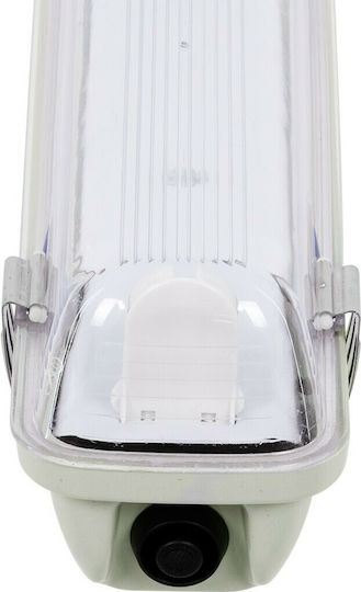 GloboStar Lighting Batten Single-Ended Outdoor with 1 Slot for LED Lamp T8 120cm