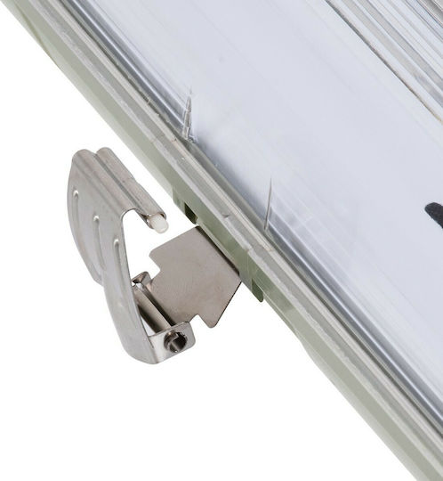 GloboStar Lighting Batten Single-Ended Outdoor with 1 Slot for LED Lamp T8 120cm