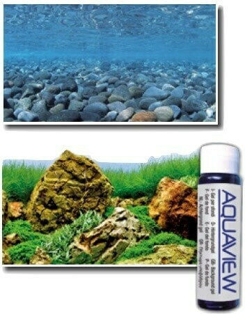 Wave Double Background Vision Blister with Aquaview Διακοσμητική Αφίσα Ενυδρείου